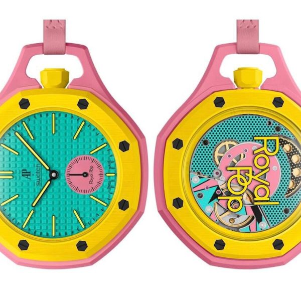 Swatch × Audemars Piguet Bioceramic Royal Pop Savonnette Otg Roz